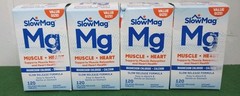4 SlowMag Mg Muscle & Heart Magnesium Chloride and Calcium, 480 Ct 06/27 Exp.