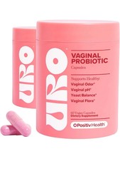 URO Vaginal Probiotics Odor Flora & pH Balance 30-Day Supply 2 Pack EXP. MAY