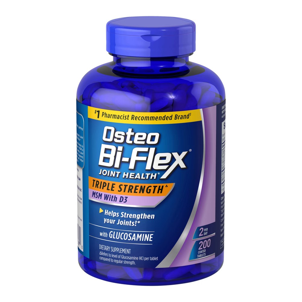 Osteo Bi-Flex 1,500mg Glucosamine HCl Tablets, 200 ct., Vitamin, Authentic