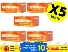 ENERVON-C Vit C 500mg + Vit B-Complex Increase Energy Immunity (100’s) X 5