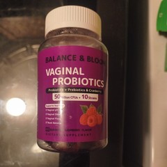 Balance &Bloom Womens Probiotic Gummies Vaginal Odor Ph Flora Yeast Balance 60ct