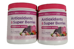 2x Wellology Labs Antioxidants & Super Berries Superfood Boost Blend 7 oz. Each