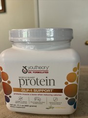 Youtheory Muscle Guard Protein Support Vanilla Powder 17.1 oz Exp 8/2026 New