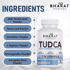 BHARAT AYURVEDA TUDKA – Liver Detox Supplement | Bile Salt – 100 Capsules g219