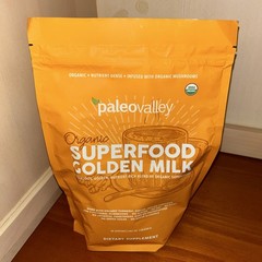 Paleovalley Organic Superfood Golden Milk – 30 servings – Exp 12/26-New! Sealed!