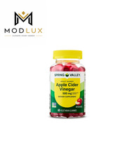Spring Valley Apple Cider Vinegar Gummies Non GMO 500 mg 60 Count