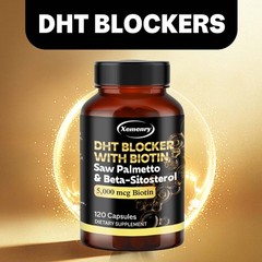 120pcs DHT Blocker – Biotin, Saw Palmetto, Beta-sitosterol – Boosts Hair Growth