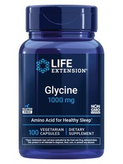 Life Extension Glycine, 1000 mg, Amino Acid 100 Count (Pack of 1), Off White