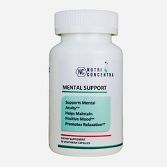 Nootropic Formula, Reduce Stress, Depression, Anxiety, 750 mg, 90 Capsules.