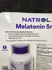 Natrol Melatonin 5 mg 250 Fast Dissolve Tablets Sleep Aid Exp Jul31 26