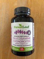 Forest Leaf Glucosamine Chondroitin MSM Complex Joint Supplement 1200Mg 120 Cap