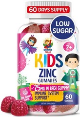 Zinc Gummies for Kids – Chewable Gummy Supplement 60 Count (Pack of 1)