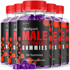 (5 Pack) Corespark Men’s Gummies, Core Spark Advanced Pro Formula 300 Gummies