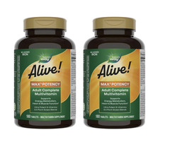 Nature’s Way Alive! (no iron added) 180 tablets (2 PACK)