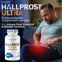 7-in-1 Hallprost Ultra Saw Palmetto Blend 900mg Prostate Health Supplement 60 ct