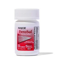 Ferrous Sulfate 325mg Tablets with Elemental Iron 65mg – Iron Supplements