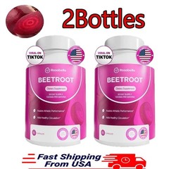 2Bottles Rosabella Organic Beet Root Natural Energy Boost Blood Pressure