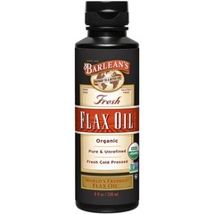 Flaxseed Oil Liquid 7,640mg ALA Omega 3 8 oz Cold Pressed Vegan Gluten Free