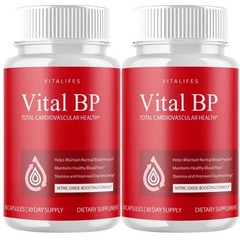 (2 Pack) Vital BP Advanced Blood Support Vitamin Formula VitalBP – 60 Capsules