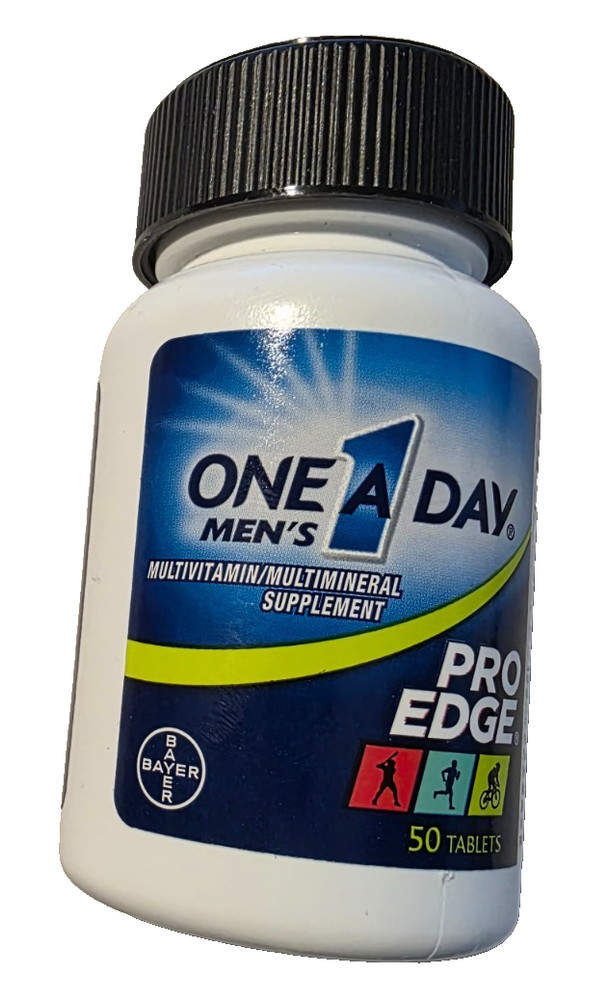 One-a-day Men’s Pro Edge Multivitamin, 50 Tablets EXP: September 2027