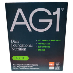 AG1 Daily Foundational Nutrition Packets, 40-count