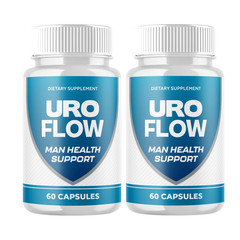 2-Pack Uro Flow for Men, UroFlow Prostate Health & Urinary Support -120 Capsules
