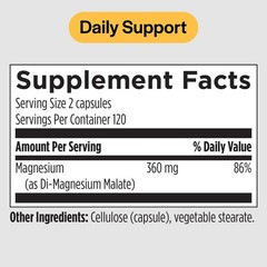 PureFormulas Magnesium Malate Capsules – Chelated Magnesium as DiMagnesium Ma…