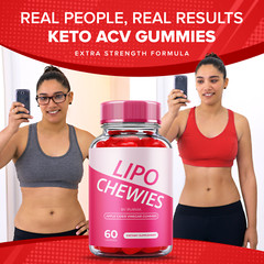 (3 Pack) Lipo Chewies Gummies Advanced Formula Weight Overall Wellness Support