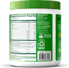 30 Servings Berry-Flavored Organic Superfood Powder with Spirulina & Probiotics