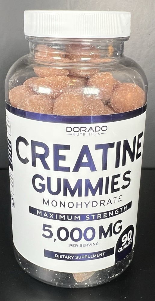 Creatine Monohydrate Gummies 5000Mg (90 Count) for Men & Women-EXP 1/2026