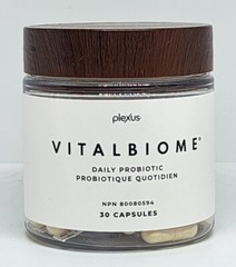 Plexus VitalBiome Probiotic Gut Microbiome Open Bottle 30 Capsules Read