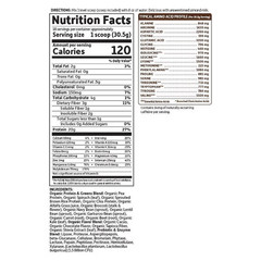Garden of Life Organic Protein Greens Powder, CHOCOLATE, 19.4oz, 04/09/27