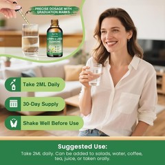 Liposomal Lymphatic Drainage Drops – Lymphatic Drainage Supplements with Milk…