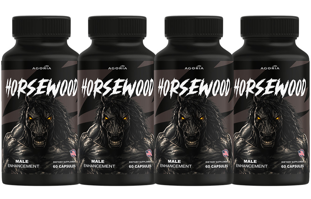 (4 Pack) Horsewood Advanced Male Health Support Formula Horse Wood Male Capsules