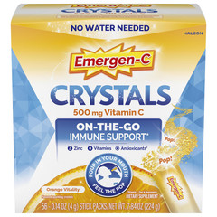 Emergen-C Crystals On-The-Go Emergen-C Immune Support Supplement Vitamin C B
