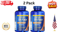 2 Pck Osteo Bi-Flex Triple Strength Dietary Supplement 200 Capsule Free Shipping