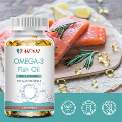 Omega 3 Fish Oil with EPA & DHA Triple Strength 3600mg 120/240/480 Softgels