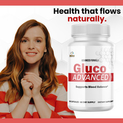 Gluco Advanced-Blood Support- 3 Bottles- 180 Capsules