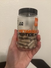 Muscletech Metabolic Peptide 320, 60 capsules, Exp 10/28 NEW