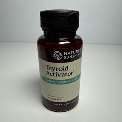 Nature’s Sunshine Thyroid Activator, 100 Capsules, Herbal Thyroid Support