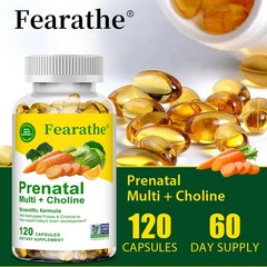 Prenatal Vitamin And Mineral Supplements,For Mom And Baby,30/60/120 Capsules