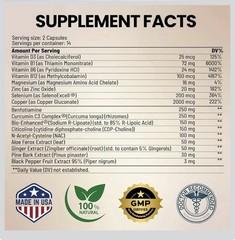 Lune Nerve Matrix Nerve Support Tingling Burning Numbness 60 Caps