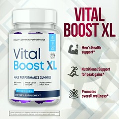 2(pack) 120 Gummie Vital Boost XL Male Gummys Advanced Max Formula VitalBoost XL