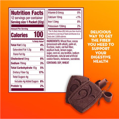 Metamucil Fiber Thins, Chocolate, 24 Count, 4-Pack