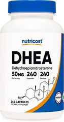 Nutricost DHEA 50mg, 240 Capsules – Gluten Free, Soy Free, Non-GMO, Supplement