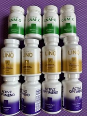 4 Sets of Authentic ACTIVZ TRIFECTA Combo: GNMX, Linq, Optimend. New