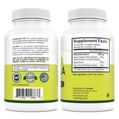 Niwali Organic Triphala Herbal Supplement Digestion & Colon Support, Immune new
