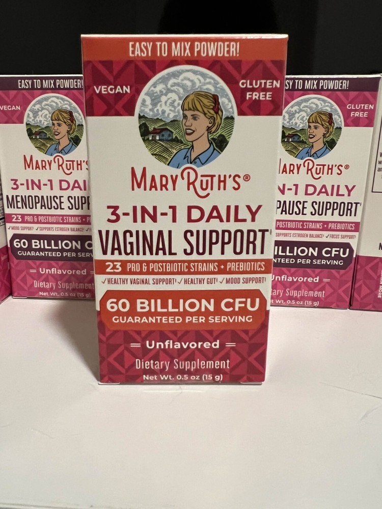 MaryRuth Organics 3-in-1 Probiotics Women Digestive Health & Hormonal Support