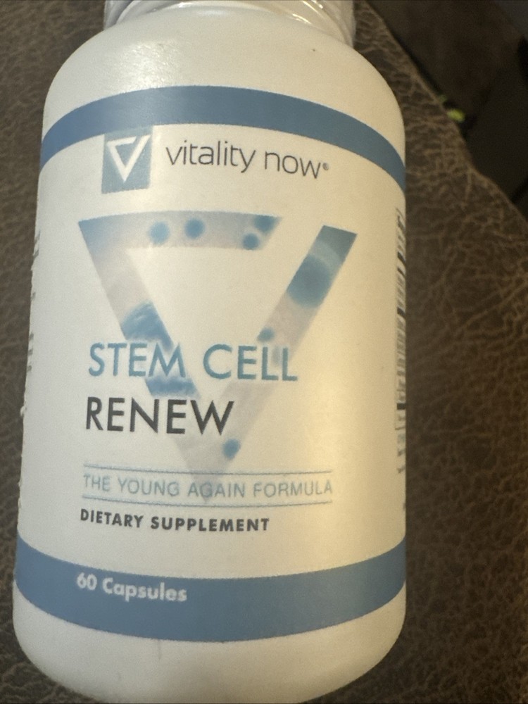 Unflavored Stem Cell Renew Capsules: Rejuvenate Your Body & Mind – 30-Day Supply