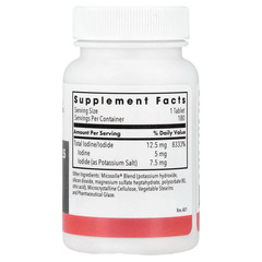Iodoral IOD 12.5 mg Iodine – 180 Tablets Optimox EXP 07/2028